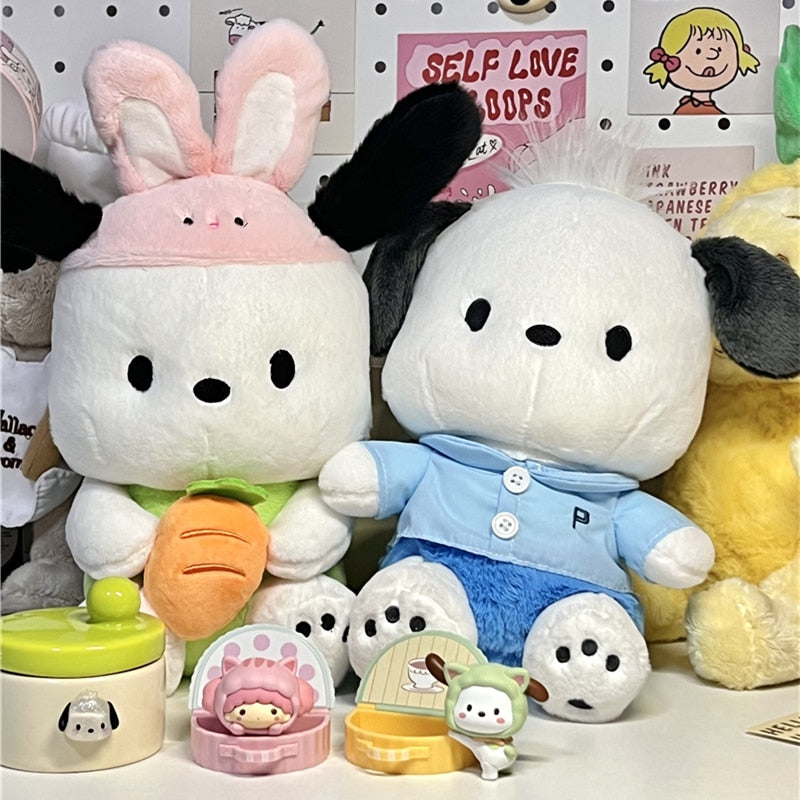 Poupée en peluche lapin Pocha