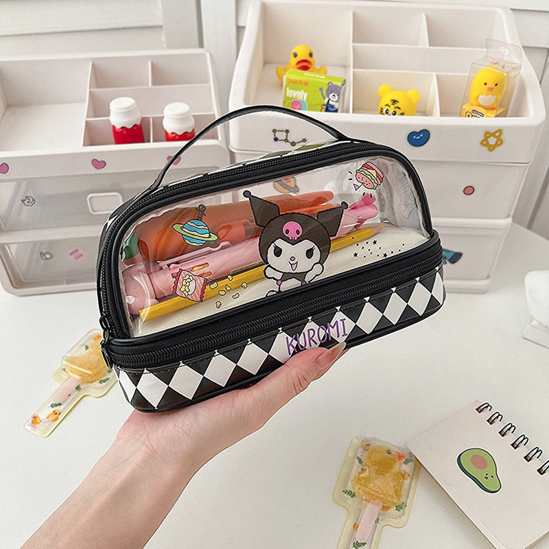 Cartoon Funny Large Pencil Case