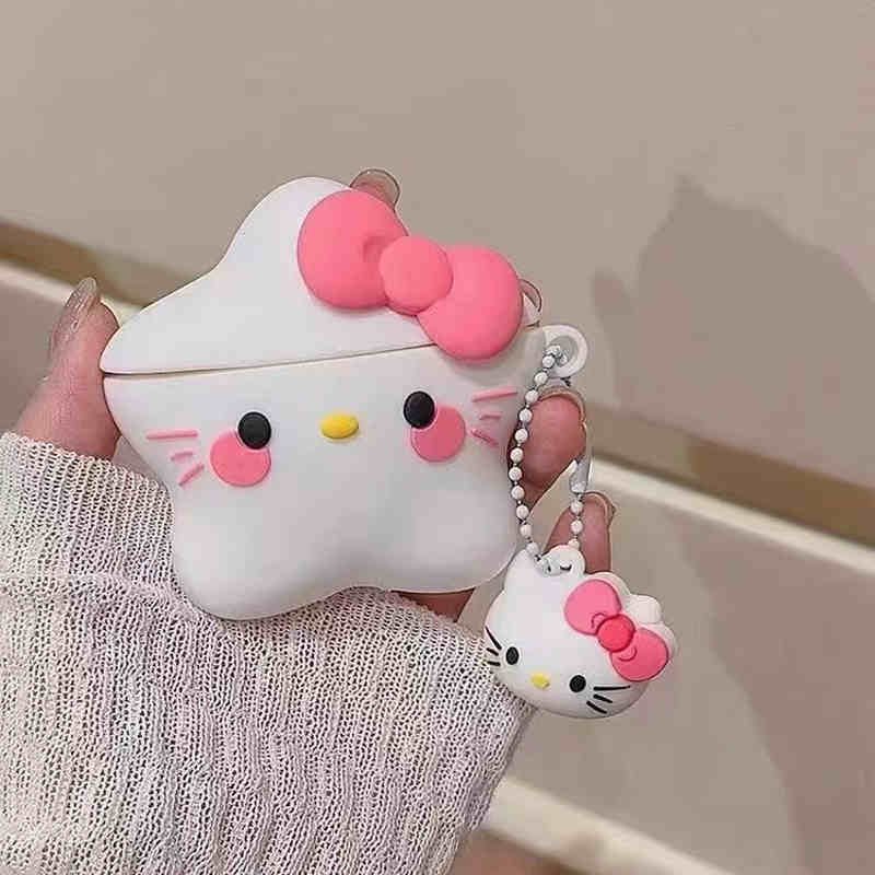 Pink Donut Kitty AirPods Earphone Case SK481