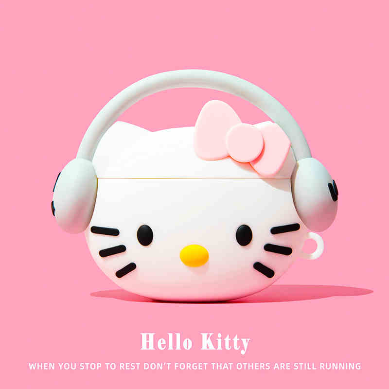 Pink Donut Kitty AirPods Earphone Case SK481