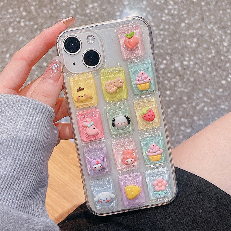 Coque iPhone Cute Friends Candy