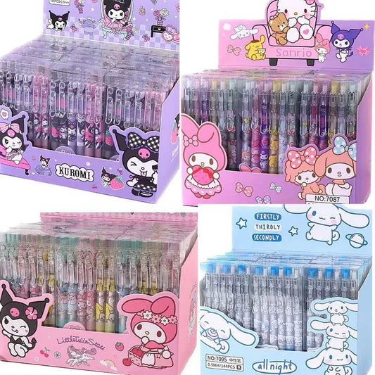 Cartoon Black Ink Gel Pens KI407