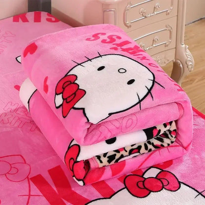 Cartoon Kitty Blanket - Lovesickdoe