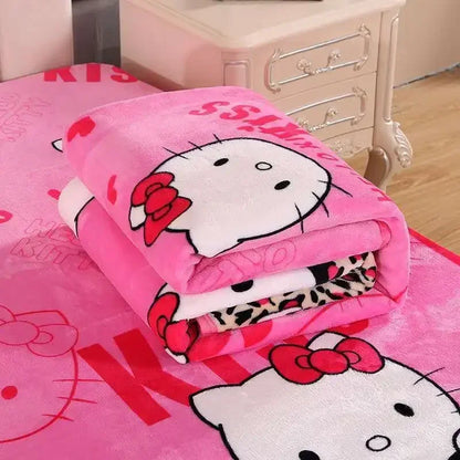 Cartoon Kitty Blanket - Lovesickdoe