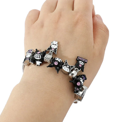 Black Kuro Charm Bracelet