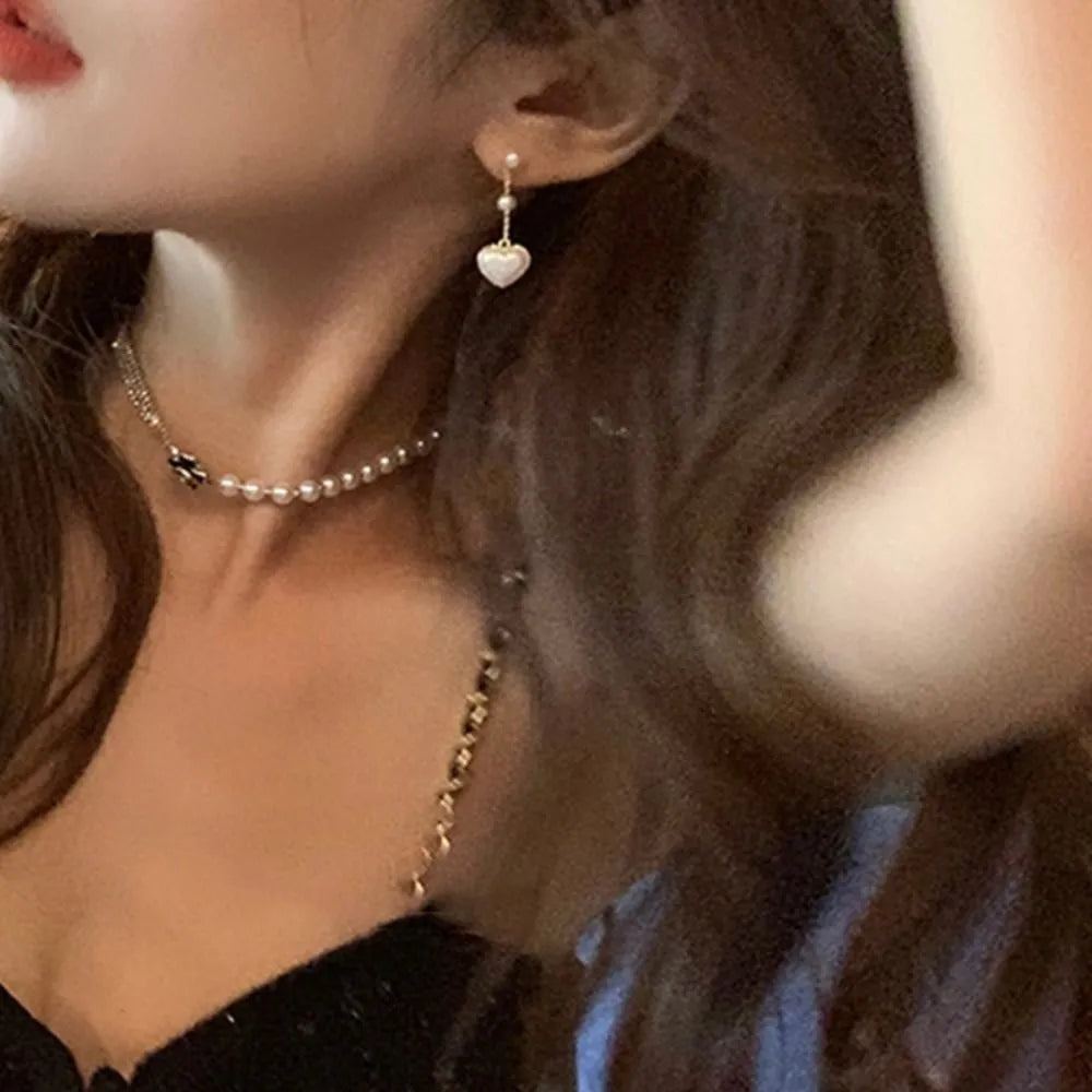 Earrings Ribbons Pearls