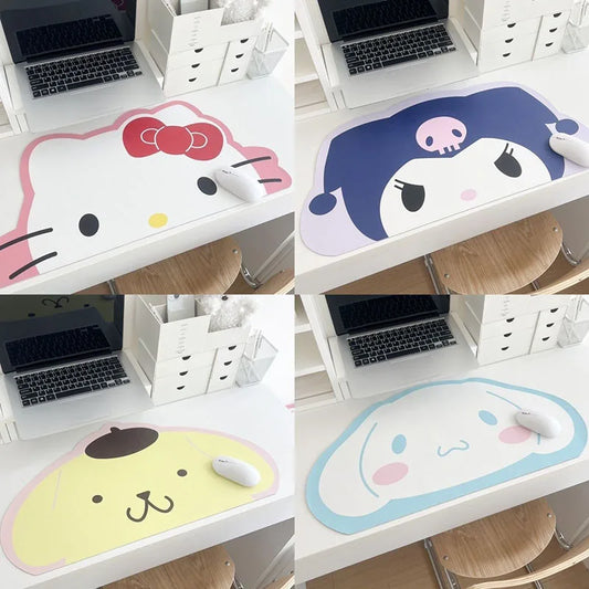 Cartoon Leather Mouse Pad Desktop Mat