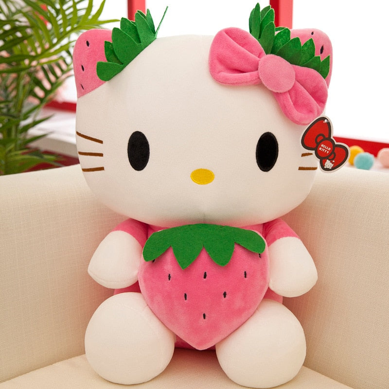 Peluche Chaton Fraise