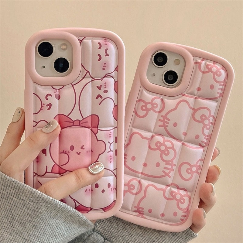 Kirby und Kitty iPhone-Hülle