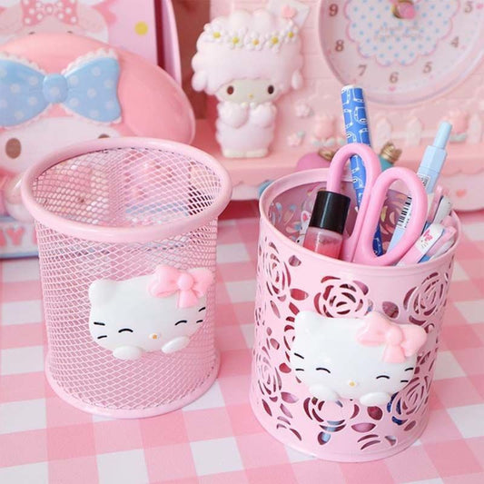 Pot à crayons rose Kitty