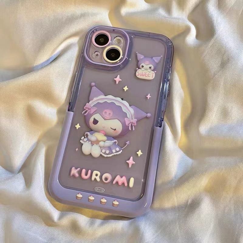 Lila Kuro iPhone-Hülle mit Armband