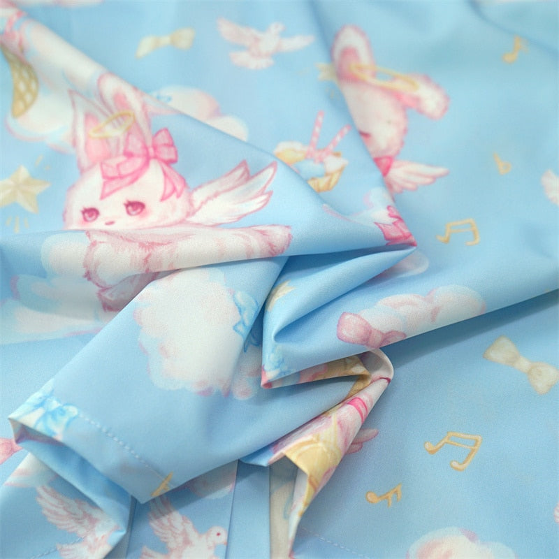 Bunny Angel Button-Up