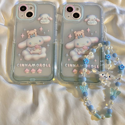 Kawaii Cinna iPhone Hülle mit Kette