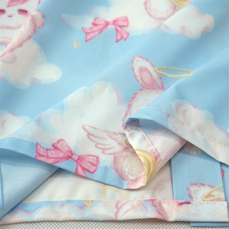 Bunny Angel Button-Up
