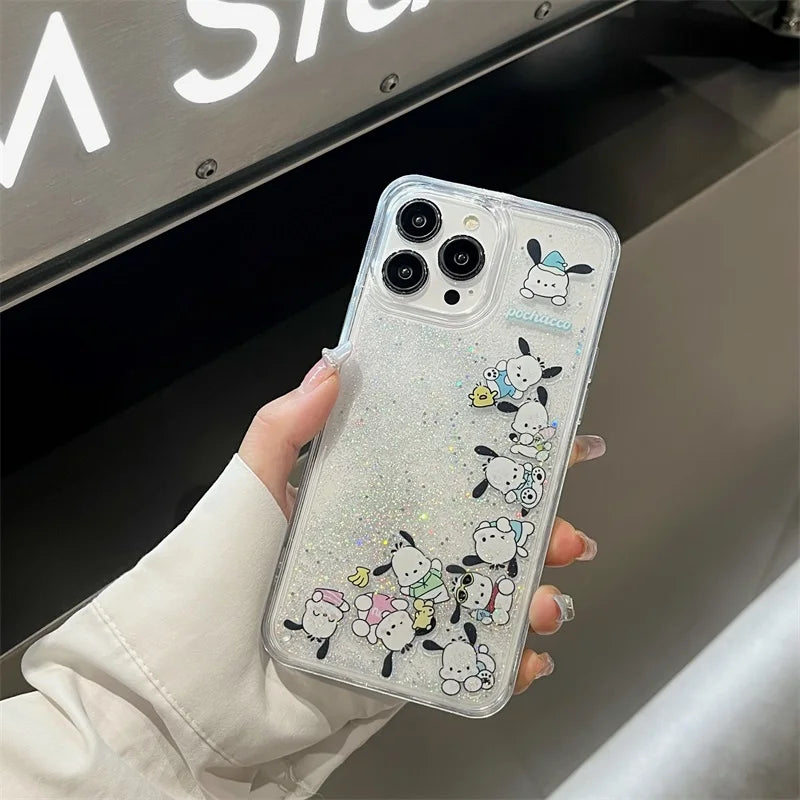 Coque pour iPhone Pocha Sparkly Quicksand