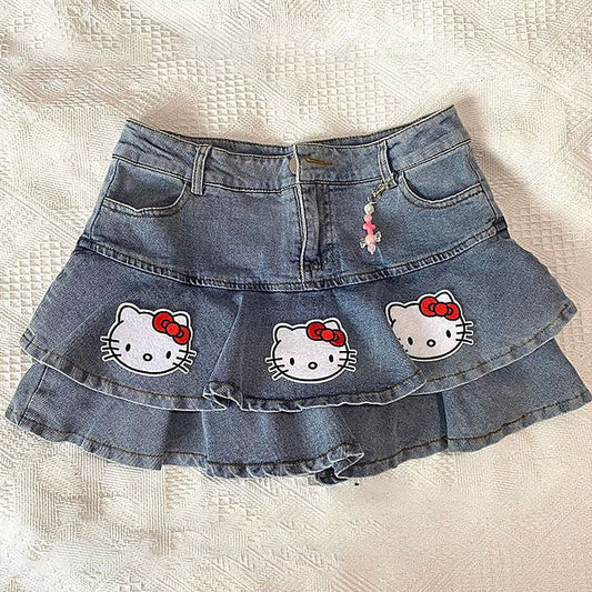 Jupe en jean Kitty SK595