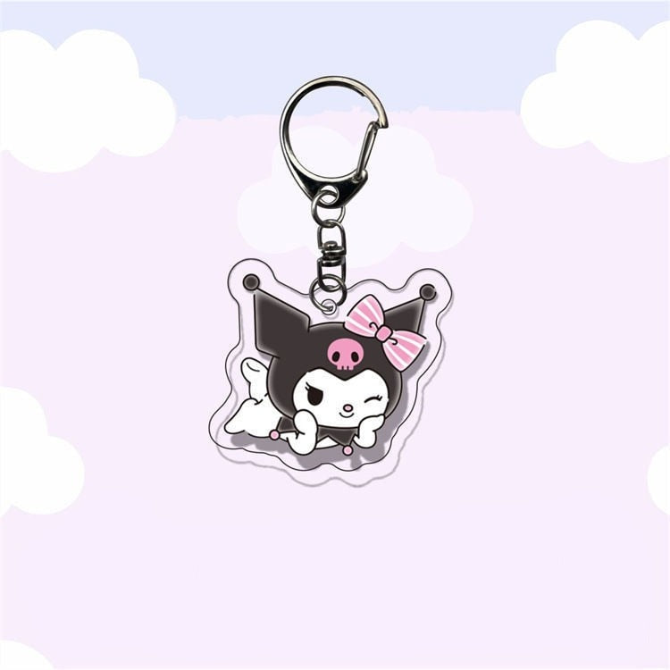 Cartoon Acrylic Keychain