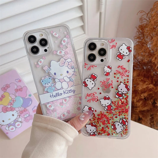 Kitty Glitter iPhone Case