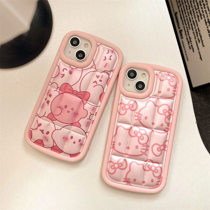 Kirby und Kitty iPhone-Hülle