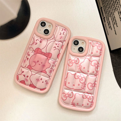 Kirby und Kitty iPhone-Hülle