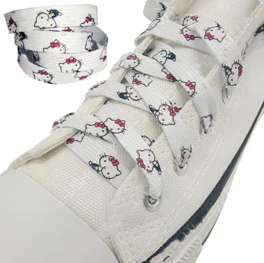 Kawaii Kitty Shoelaces