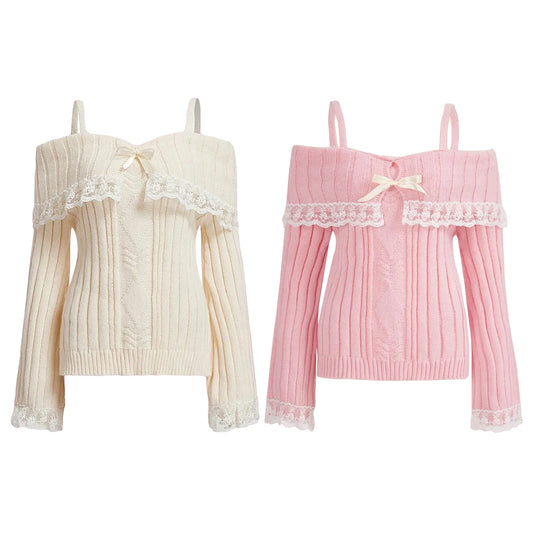 Knit Pink Princess Sweater