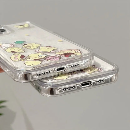 Coque pour iPhone Pom Sparkly Quicksand SK562