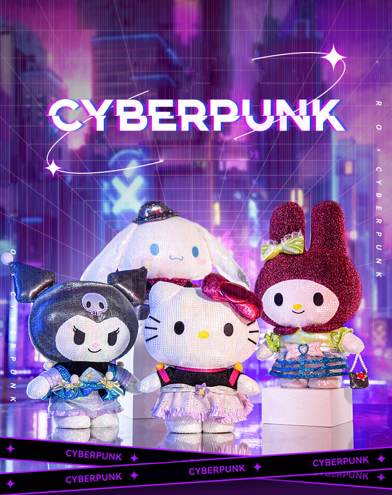 Poupée en peluche Melo édition Cyberpunk