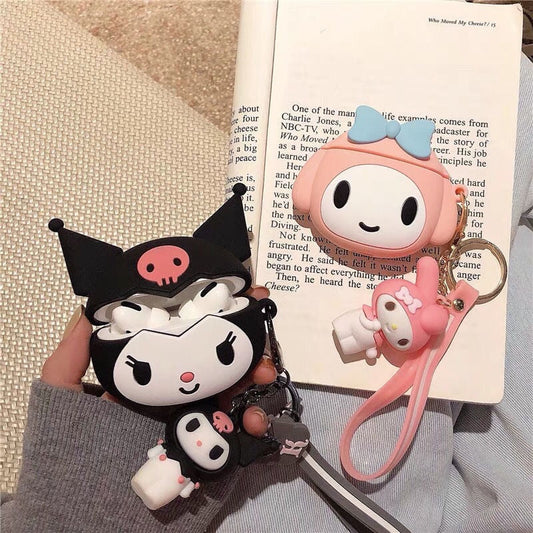 Kawaii Melo and Kuro Airpods Case