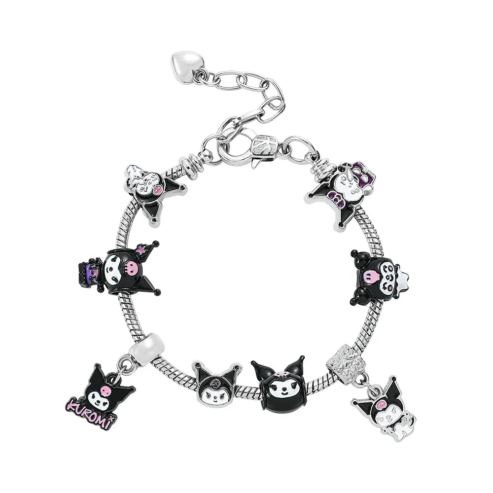 Black Kuro Charm Bracelet