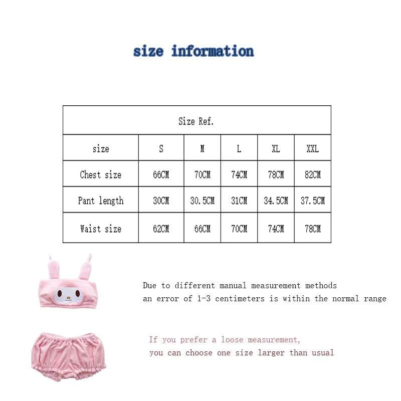 Kawaii Set Fuzzy Lingerie