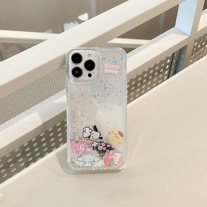 Coque de téléphone à motif de sable mouvant