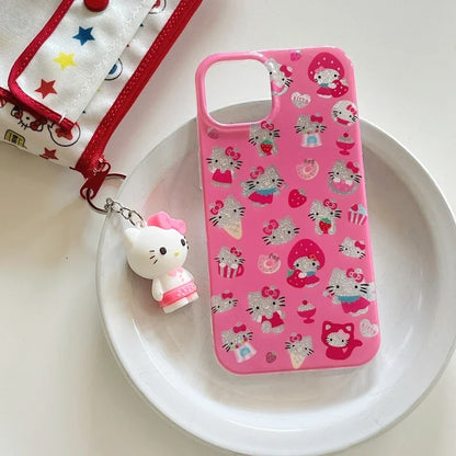 Coque iPhone Kitty Bling