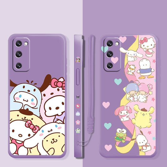 Purple Friends Samsung Phone Case