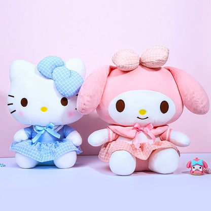 Poupée en peluche uniforme Melo et Kitty