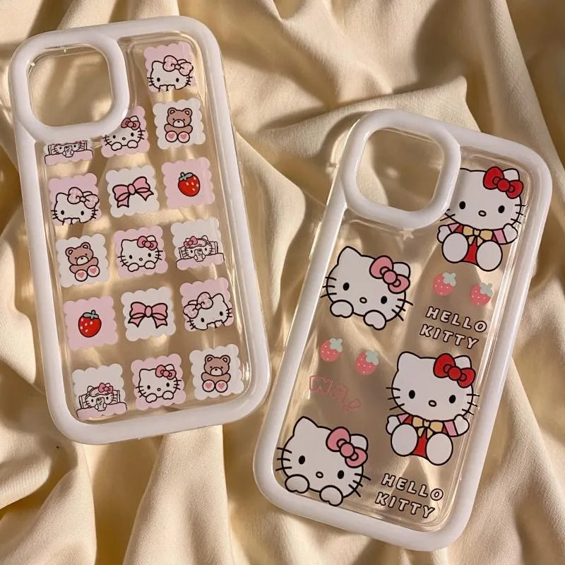 Coque iPhone Strawberry Kitty