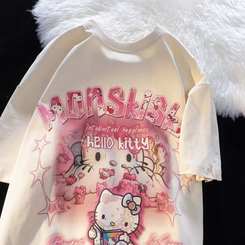 T-shirt Y2K Chaton fantôme SK447