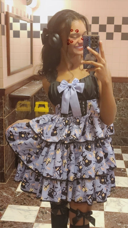 Dress Patterned Haunted Halloween