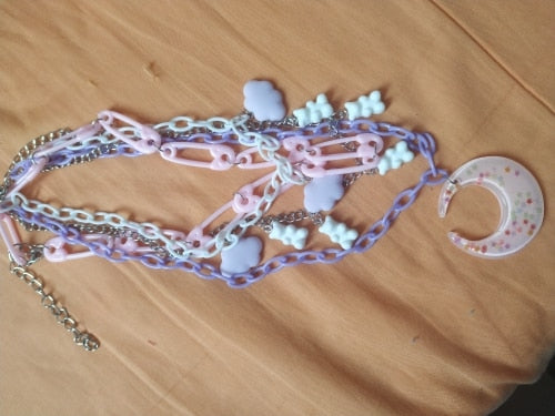 Moon Decora Candy Necklace