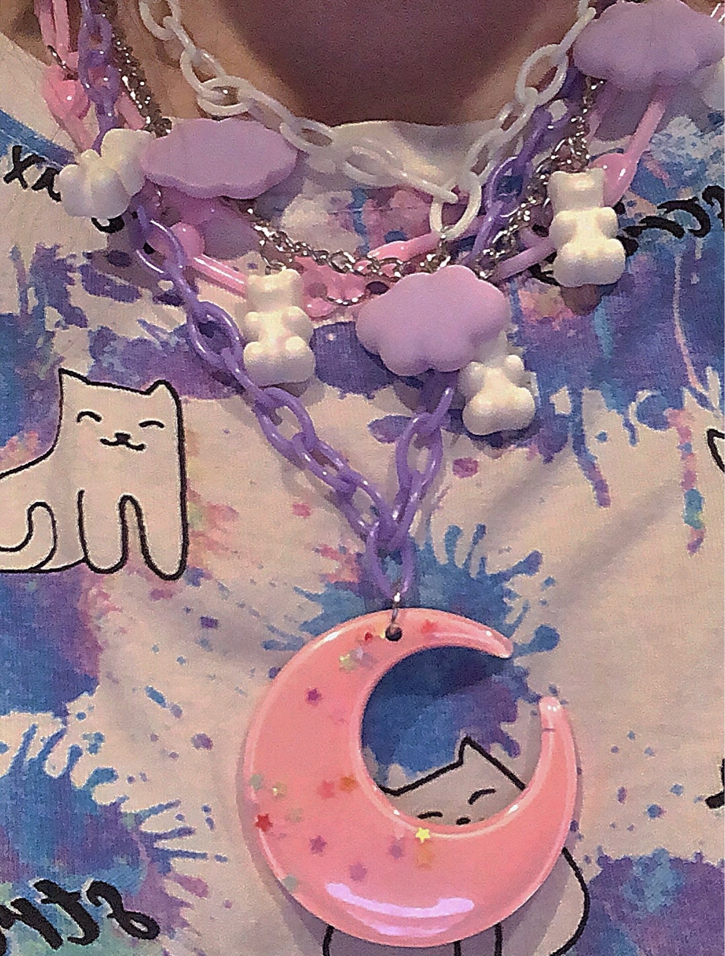 Moon Decora Candy Necklace