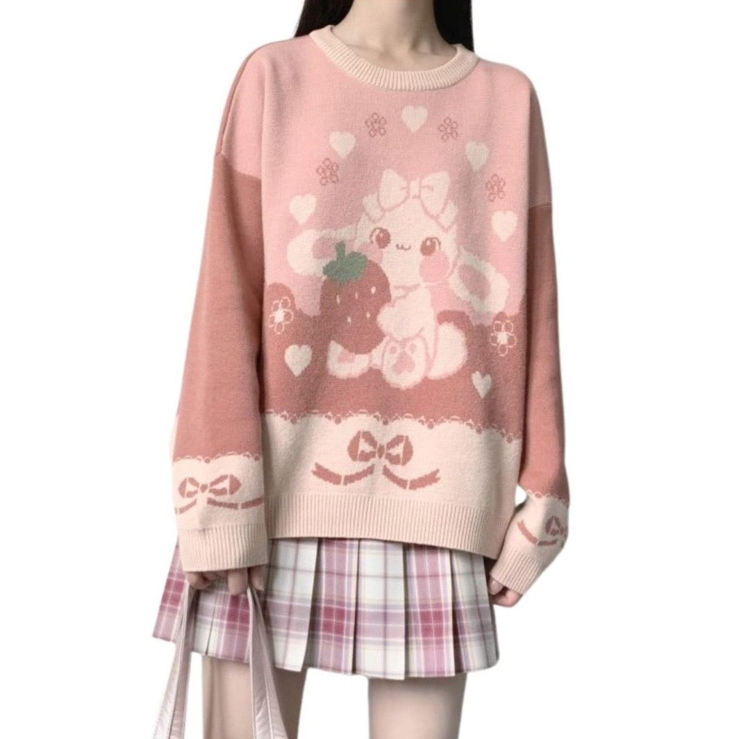 Strawbunny Pullover Knit