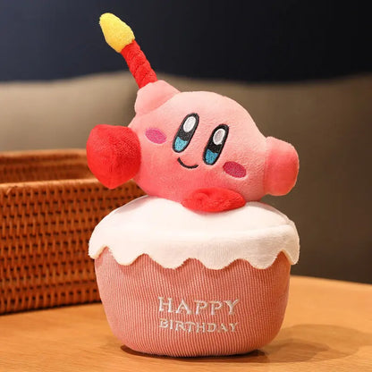 Poupée en peluche de gâteau d'anniversaire de dessin animé KI525