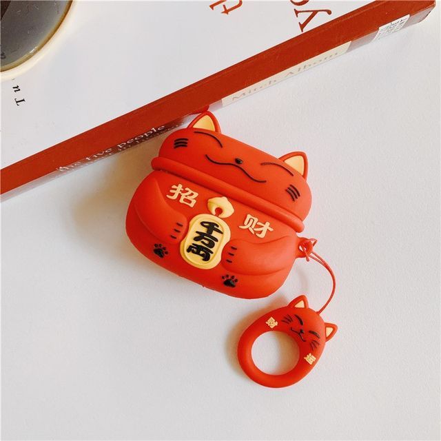 Silicone Cat AirPods / AirPods Pro Earphone Case Skin
