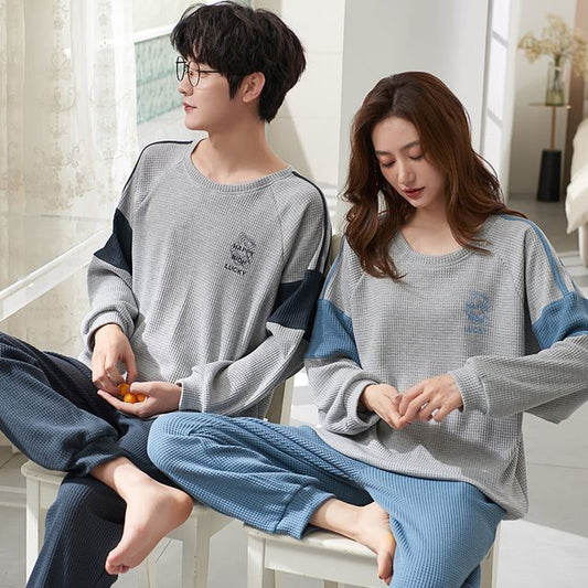 Couple Matching Long-Sleeve Loungewear Set