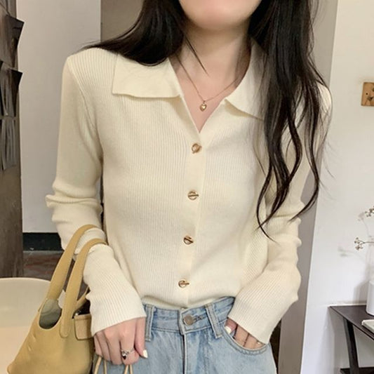 Collared Button Cardigan
