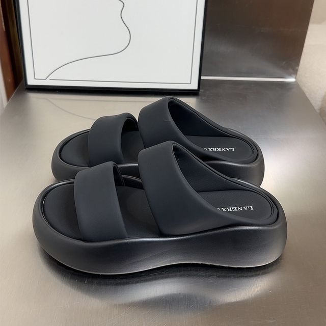 Slide Platform Sandals