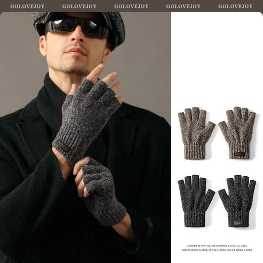 Fingerless Knit Gloves