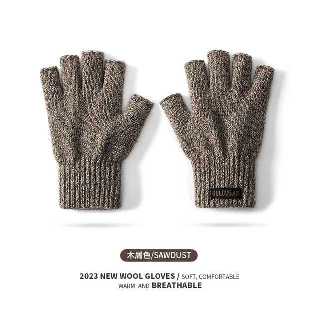 Fingerless Knit Gloves