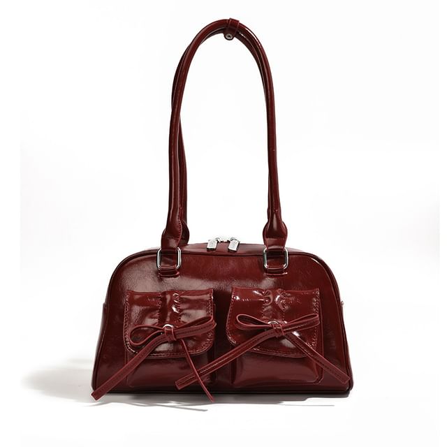 Bow Flap Bowler Bag