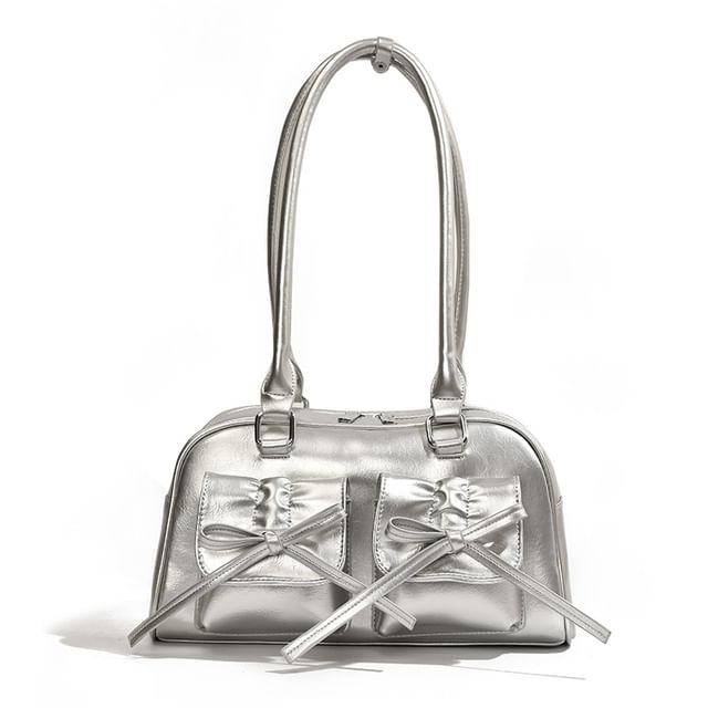 Bow Flap Bowler Bag